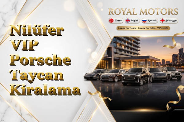 Nilüfer VIP Porsche Taycan Kiralama