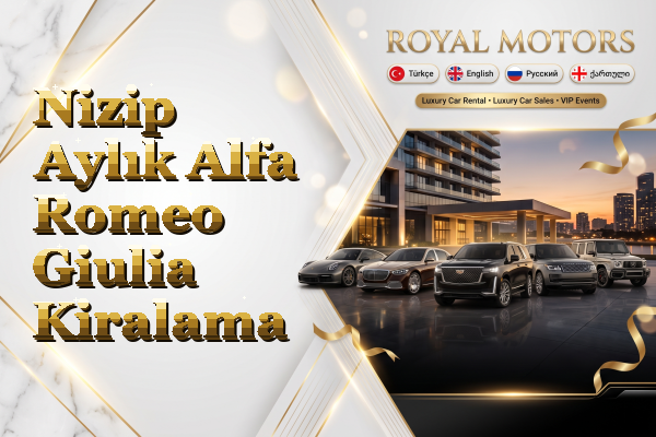 Nizip Aylık Alfa Romeo Giulia Kiralama