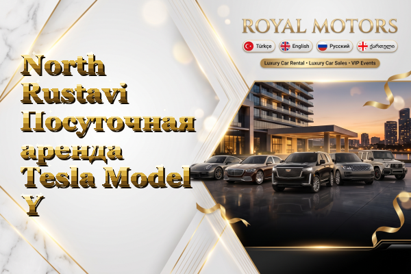 North Rustavi Посуточная аренда Tesla Model Y