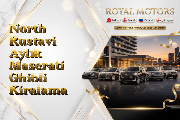 North Rustavi Aylık Maserati Ghibli Kiralama