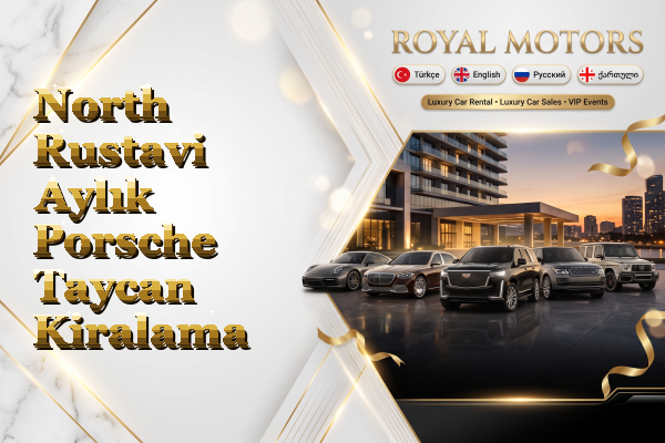 North Rustavi Aylık Porsche Taycan Kiralama