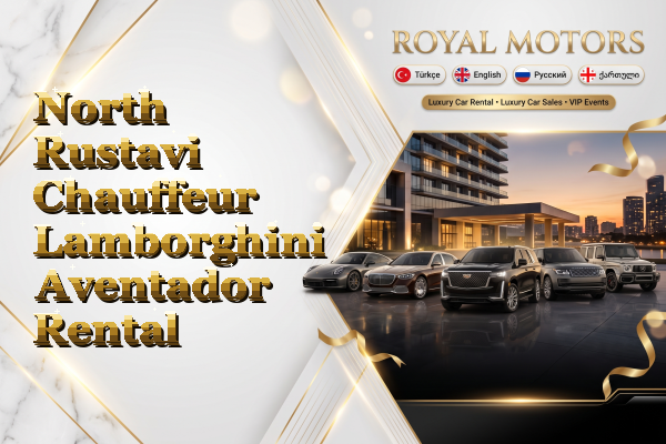 North Rustavi Chauffeur Lamborghini Aventador Rental