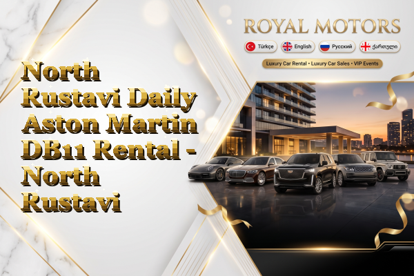 North Rustavi Daily Aston Martin DB11 Rental - North Rustavi