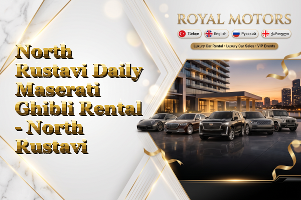 North Rustavi Daily Maserati Ghibli Rental - North Rustavi