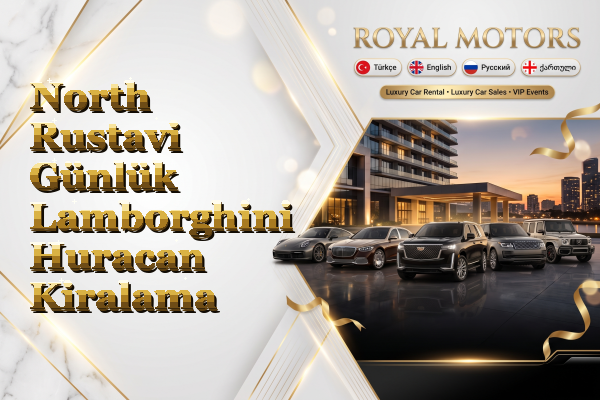 North Rustavi Günlük Lamborghini Huracan Kiralama