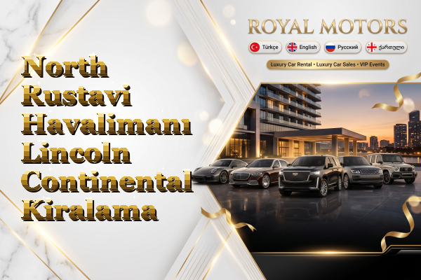 North Rustavi Havalimanı Lincoln Continental Kiralama