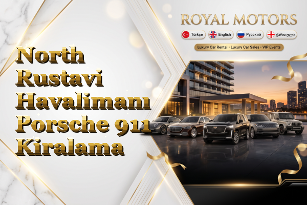 North Rustavi Havalimanı Porsche 911 Kiralama