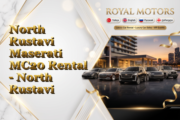 North Rustavi Maserati MC20 Rental - North Rustavi