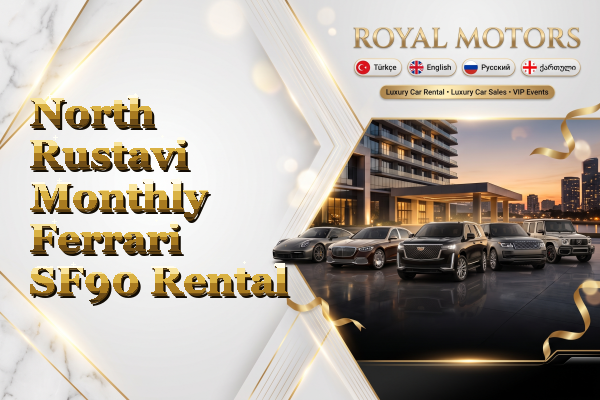 North Rustavi Monthly Ferrari SF90 Rental