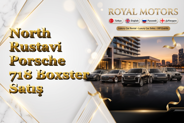 North Rustavi Porsche 718 Boxster Satış