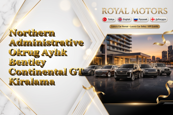 Northern Administrative Okrug Aylık Bentley Continental GT Kiralama