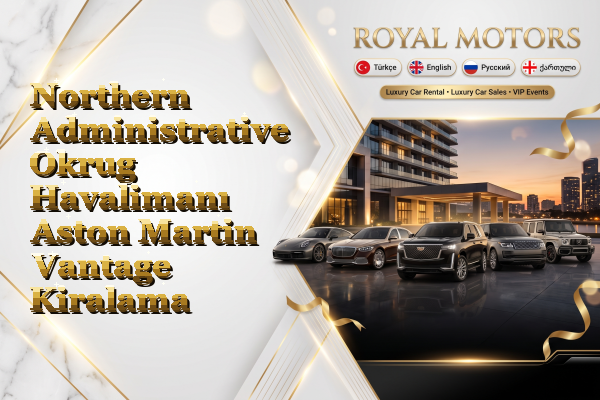 Northern Administrative Okrug Havalimanı Aston Martin Vantage Kiralama