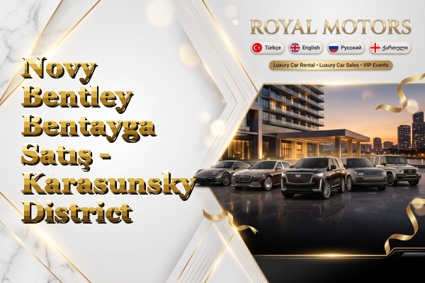Novy Bentley Bentayga Satış - Karasunsky District
