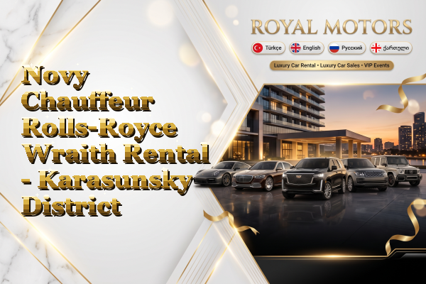 Novy Chauffeur Rolls-Royce Wraith Rental - Karasunsky District