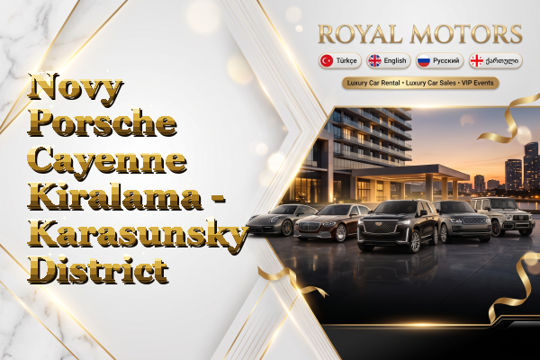 Novy Porsche Cayenne Kiralama - Karasunsky District