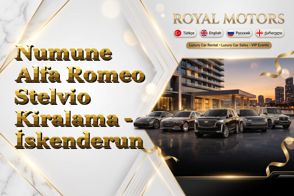Numune Alfa Romeo Stelvio Kiralama - İskenderun
