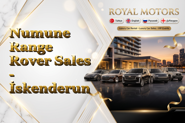 Numune Range Rover Sales - İskenderun