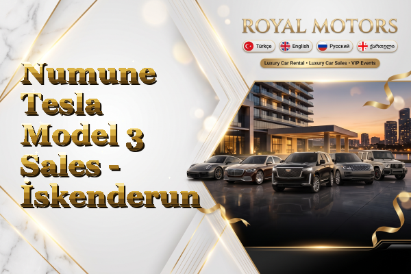 Numune Tesla Model 3 Sales - İskenderun