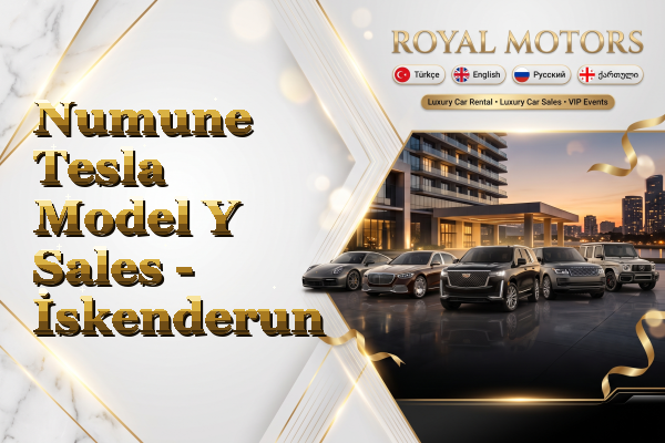 Numune Tesla Model Y Sales - İskenderun