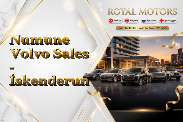 Numune Volvo Sales - İskenderun