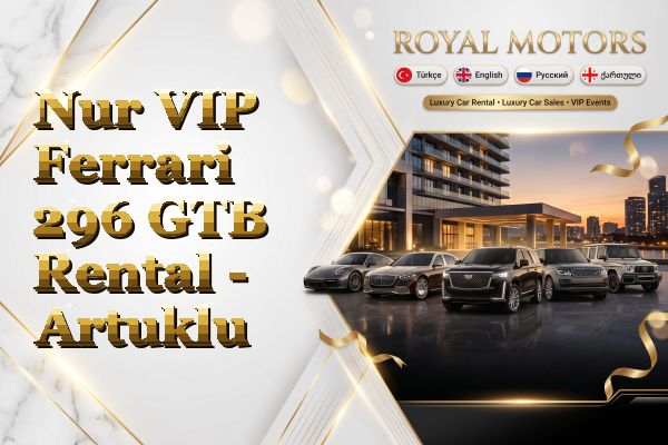 Nur VIP Ferrari 296 GTB Rental - Artuklu