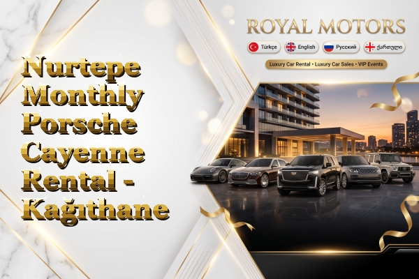 Nurtepe Monthly Porsche Cayenne Rental - Kağıthane