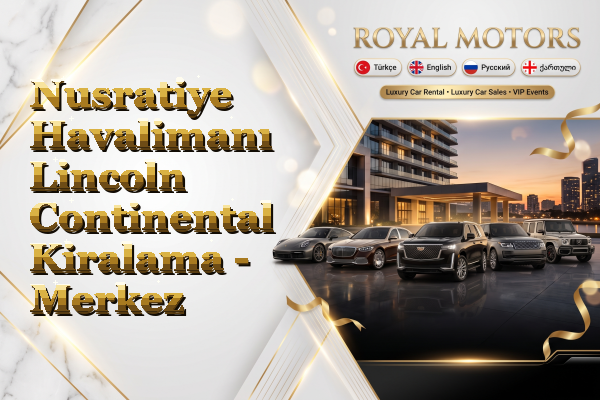 Nusratiye Havalimanı Lincoln Continental Kiralama - Merkez