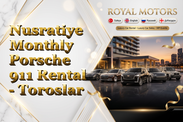 Nusratiye Monthly Porsche 911 Rental - Toroslar