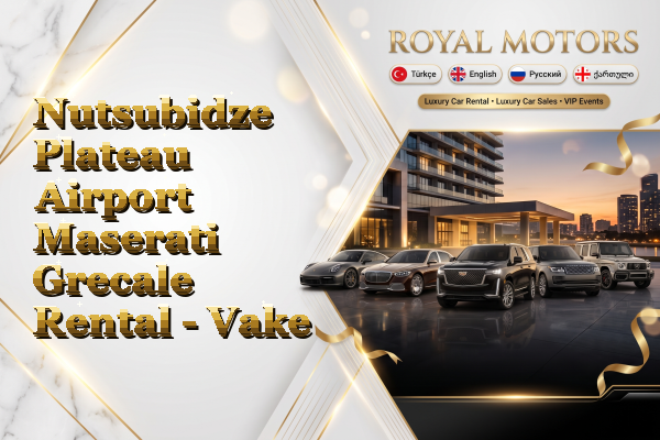 Nutsubidze Plateau Airport Maserati Grecale Rental - Vake