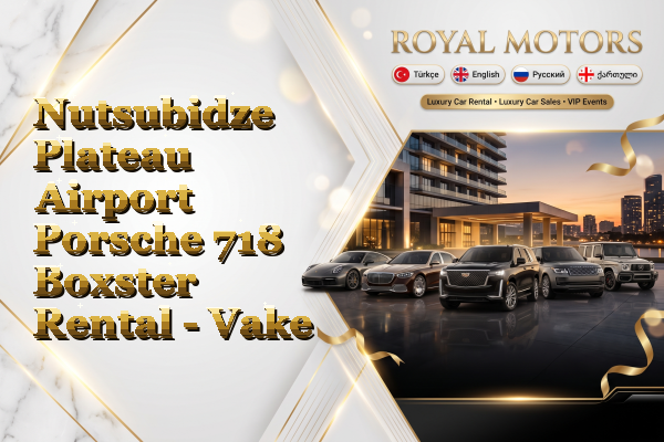Nutsubidze Plateau Airport Porsche 718 Boxster Rental - Vake