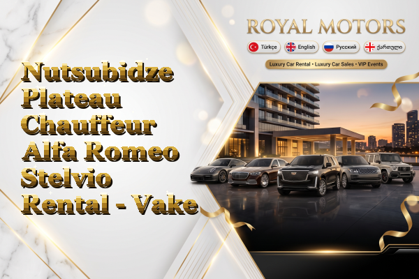 Nutsubidze Plateau Chauffeur Alfa Romeo Stelvio Rental - Vake