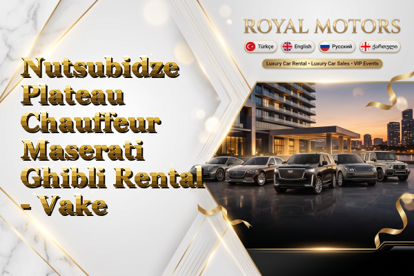 Nutsubidze Plateau Chauffeur Maserati Ghibli Rental - Vake