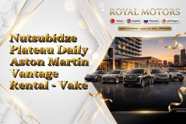 Nutsubidze Plateau Daily Aston Martin Vantage Rental - Vake