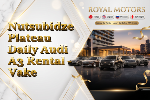 Nutsubidze Plateau Daily Audi A3 Rental - Vake