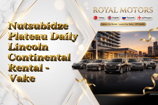 Nutsubidze Plateau Daily Lincoln Continental Rental - Vake