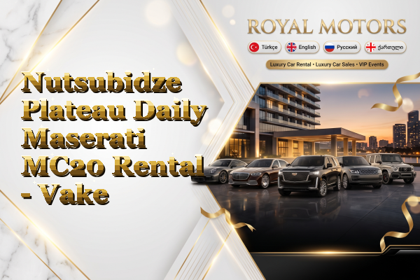 Nutsubidze Plateau Daily Maserati MC20 Rental - Vake