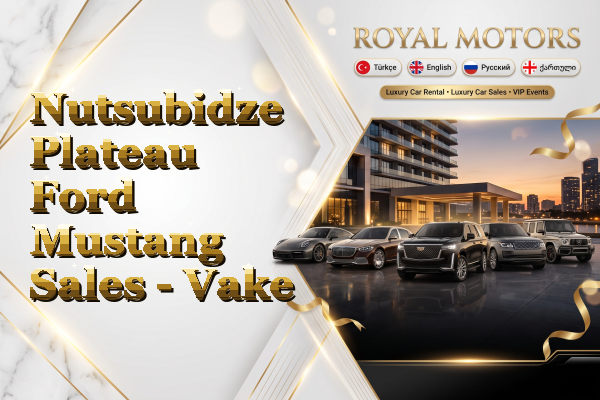 Nutsubidze Plateau Ford Mustang Sales - Vake
