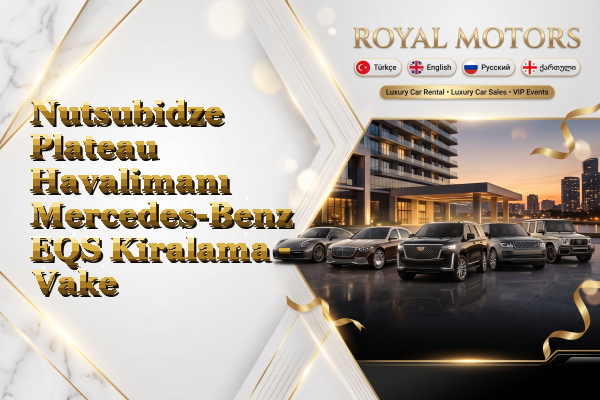Nutsubidze Plateau Havalimanı Mercedes-Benz EQS Kiralama - Vake