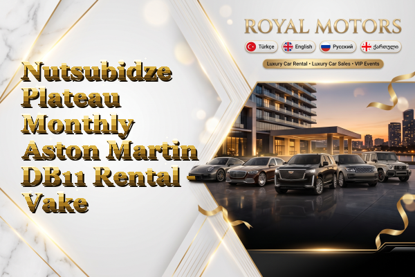 Nutsubidze Plateau Monthly Aston Martin DB11 Rental - Vake