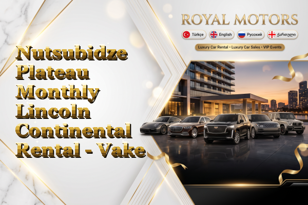 Nutsubidze Plateau Monthly Lincoln Continental Rental - Vake