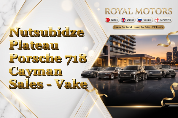 Nutsubidze Plateau Porsche 718 Cayman Sales - Vake