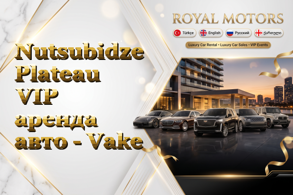 Nutsubidze Plateau VIP аренда авто - Vake
