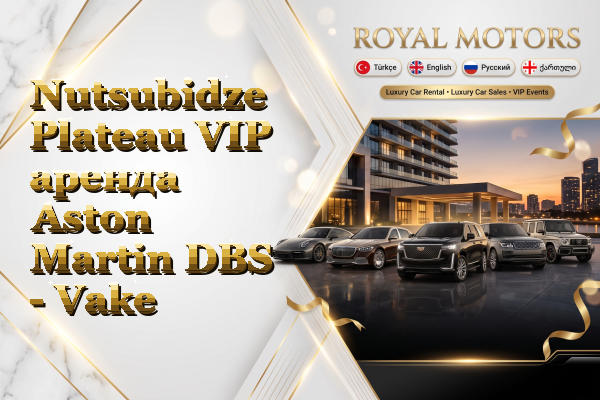 Nutsubidze Plateau VIP аренда Aston Martin DBS - Vake
