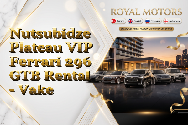 Nutsubidze Plateau VIP Ferrari 296 GTB Rental - Vake