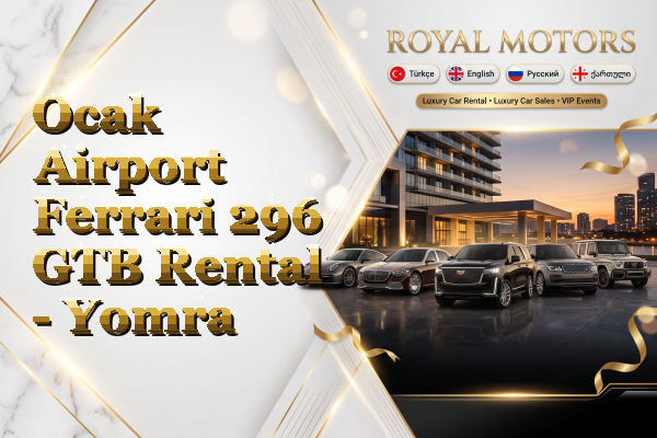 Ocak Airport Ferrari 296 GTB Rental - Yomra