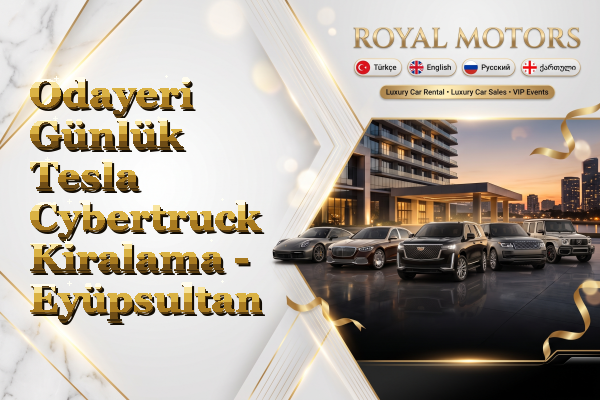 Odayeri Günlük Tesla Cybertruck Kiralama - Eyüpsultan