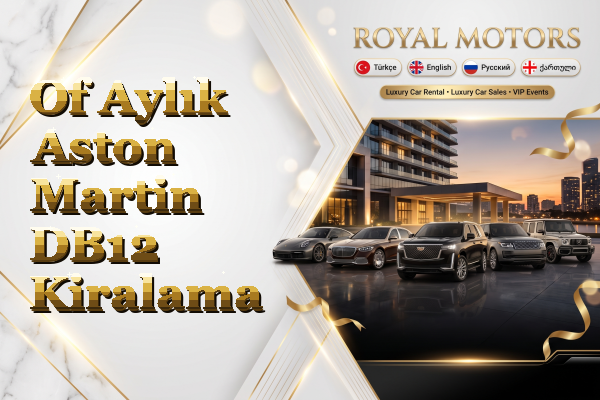 Of Aylık Aston Martin DB12 Kiralama