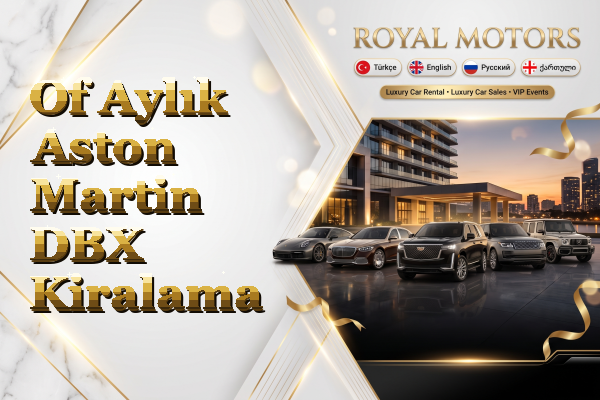 Of Aylık Aston Martin DBX Kiralama