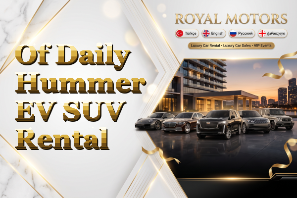 Of Daily Hummer EV SUV Rental