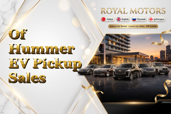 Of Hummer EV Pickup Sales